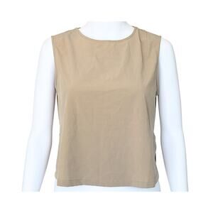 WAYRE Boxy Shift & Snap Top - Dune - S